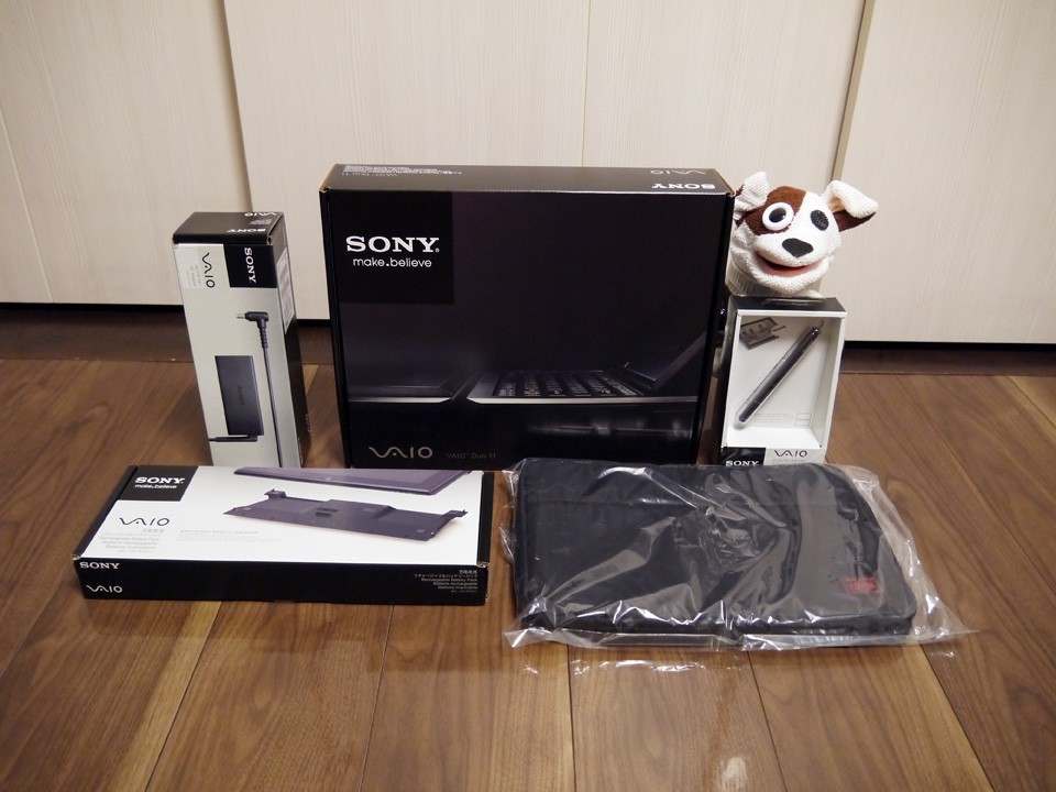 2013春モデル SONY VAIO ノート Duo 11 オーナメードモデル購入しました！