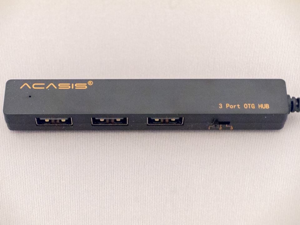 充電機能付きUSBハブ ACASIS HO27 使用レポート