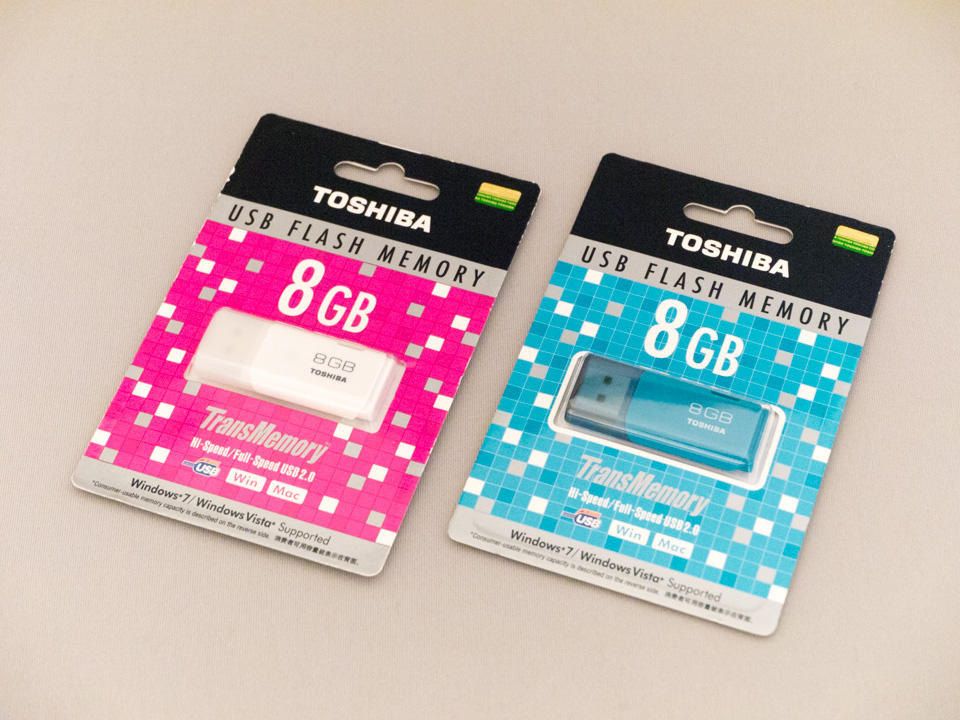 Si02BF 回復ドライブに使えそうなUSBメモリ　/　東芝 TransMemory UHYBS シリーズ